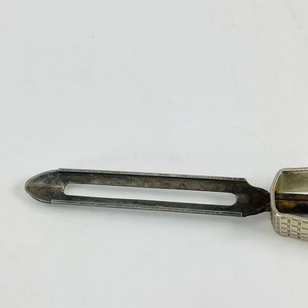 Vintage Ekco Slip-Pruf Nee Action Vegetable Peeler Bean Slicer Textured Grip USA